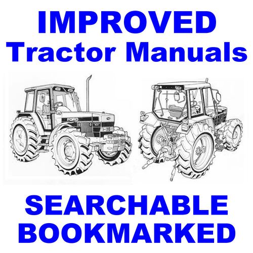 Ford 550 loader backhoe tractor parts catalog manual - searchable - indexed cd