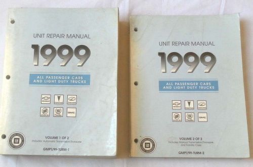 1999 chevrolet cadillac buick pontiac gmc  olds transmission service manual