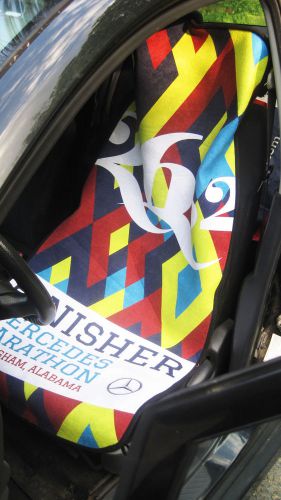 Mercedes marathon finisher birmingham alabama car seat cover