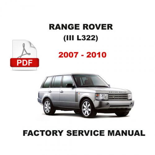 Rover range rover iii l322 2007 - 2010 4.2 l and 4.4 l v8 workshop repair manual