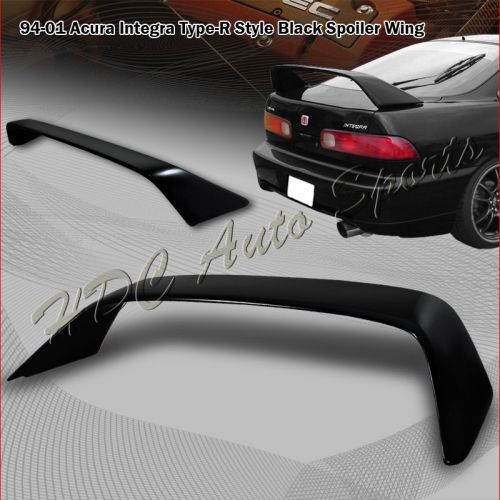 For 1994-2001 acura integra dc1 2 door type r style black rear spoiler wing