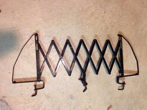 Vintage antique ford model a or t scissor style luggage rack with clamps
