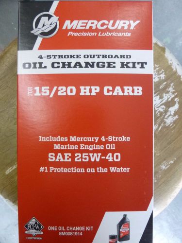 Mercury marine 4-stroke outboard oil change kit 8m0081914