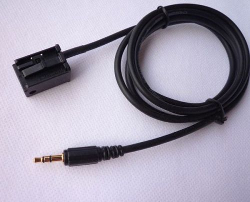 Aux input jack 3.5mm audio adapter cable for bmw mini one d cooper s