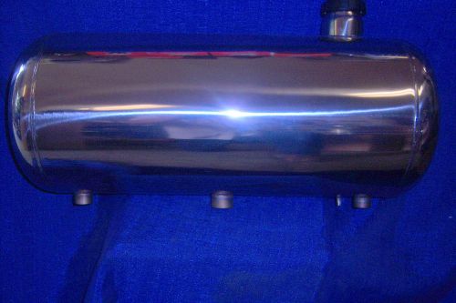 10x30 vented/,bunged /spun aluminum gas tank polished stainless steel