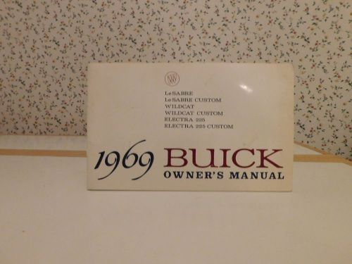 1969 buick lesabre owner&#039;s manual