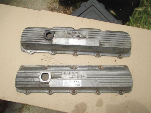 Hardin marine valve covers oldsmobile finned olds vintage!  350/400/455
