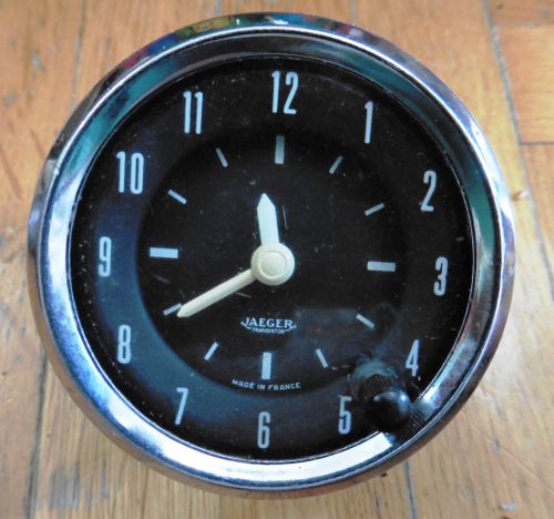 Jaeger transistor car clock 12v austin triumph mg ford classic vintage france