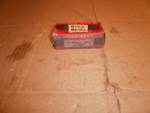 Vintage delco remy a-753 brush kit usa 996 nos