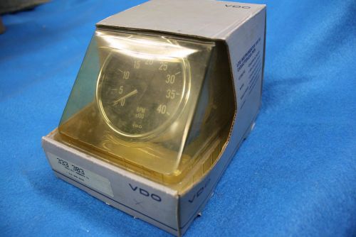 Tachometer vdo marine tach  - heavy equipment  12v 4000 rpm nib