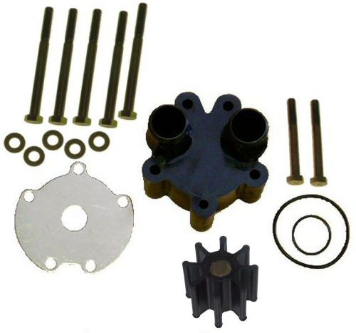Sea water pump kit with housing for mercruiser bravo replaces 46-807151a14