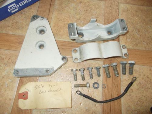 74-78 35hp-55hp force chrysler coil &amp; c.d. mounting brackets 345358, 345501