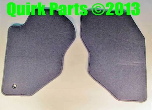 2001-2007 ford taurus &amp; sable front carpeted floor mats graphite gray oem new