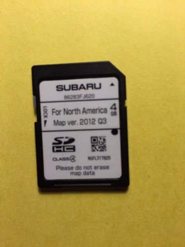 Subaru sd nav.card 86283aj66a