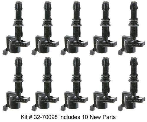 New top quality complete ignition coil set fits ford 6.8l v10 f-series trucks
