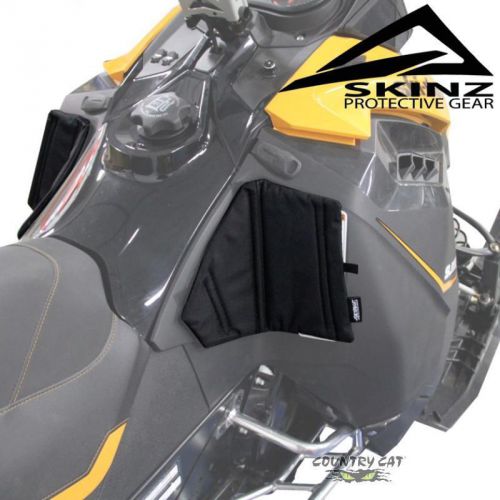 Skinz pro-series black console knee pads - 2013-2016 ski-doo rev-xm xs summit