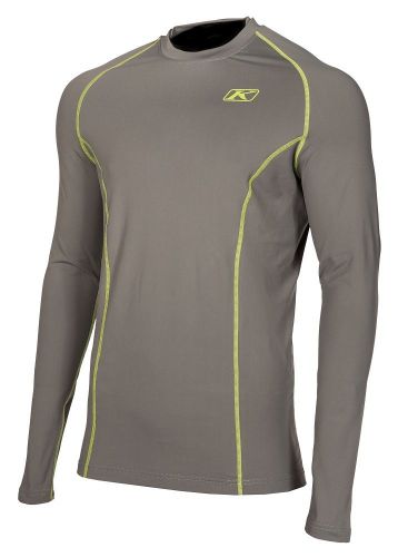 Klim 2016 aggressor snow base layer shirt 1.0 gray men all sizes
