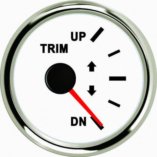 52 white trim gauge pmi2-ws-0-190 (800-00075) 0-190ohm signal