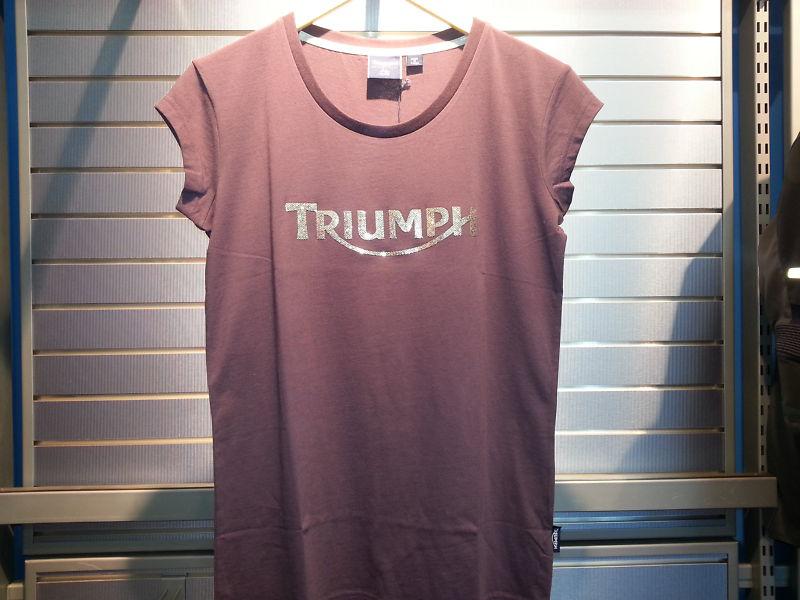 Triumph ladies sequin t-shirt size large brand new with tags