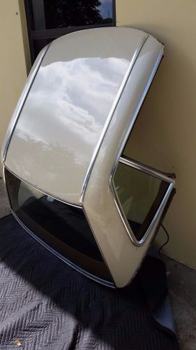Mercedes benz sl removable hardtop cream / tan headliner 350 450 380 sl 1972-89