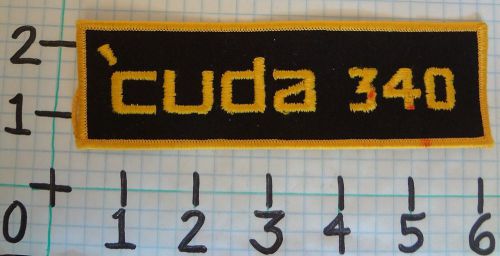 Vintage nos plymouth car patch from the 70&#039;s 004 cuda 340