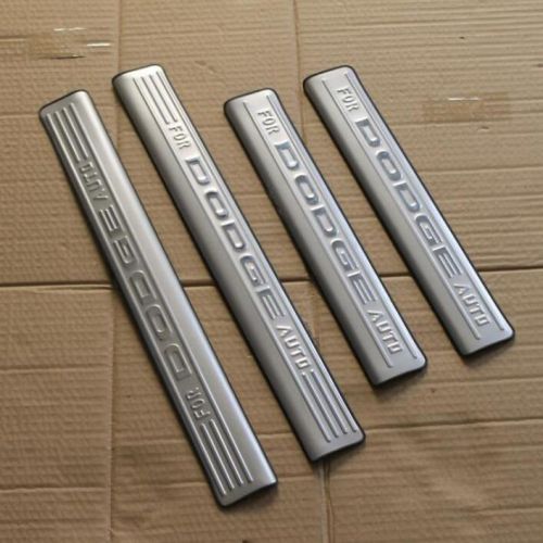 Stainless steel door sill scuff plate protector for dodge journey  jcuv