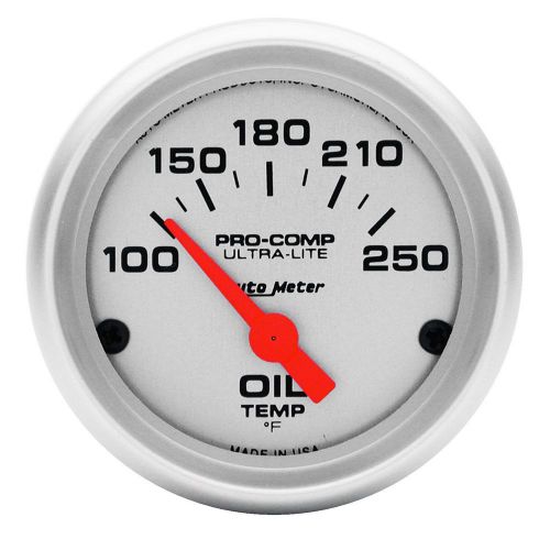 Autometer 4347 ultra-lite electric oil temperature gauge