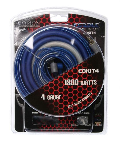 Orion cokit4 car 4 gauge for amplifier installation wiring install cable amp kit