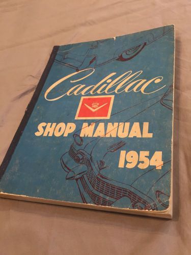 Shop manual book cadillac 1954 * mint condition