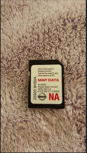 New genuine 2015-2016 nissan altima navigation sd map card (part # 25920-9hs0a)