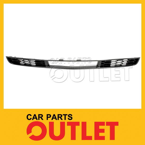 2005-2009 mustang front bumper grille lower fo1036115 raw black base wo pony pkg