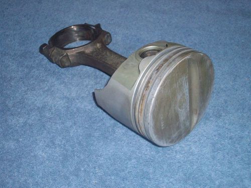 Chevy 350 factory forged piston and x casting connecting rod assembly std bore