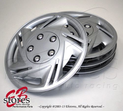 4pcs set of 14 inch wheel rim skin cover hubcap hub caps (14&#034; inches style#602)