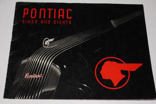 1935 pontiac color sales brochure original