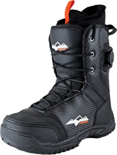 Hmk pro 2 hybrid boa mens&#039;s black snowmobile boot six adult sizes