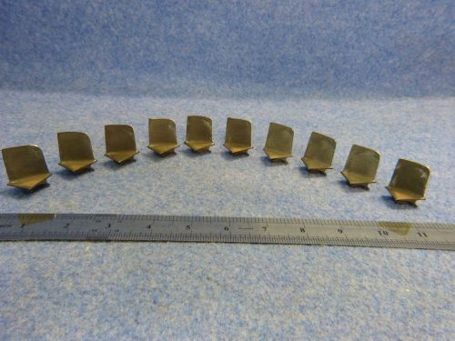 Lot of 10 aviation turbine engine blades 6a4222c01/2 only for collectors