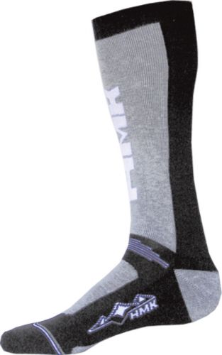 Hmk summit snowmobile sock black &amp; gray three adult sizes