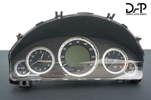 ✔dap w212 #4 10-13 mercedes e class 50k miles instrument cluster speedometer