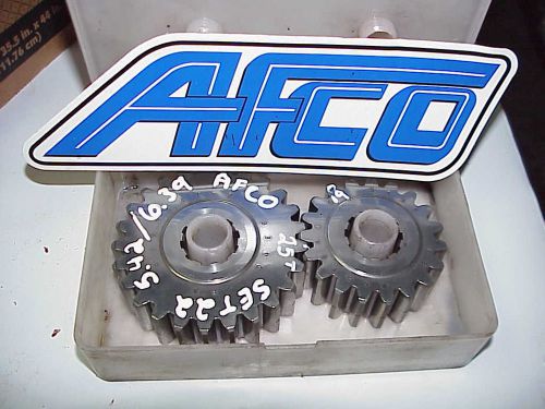 Afco set #22 quick change 5.42-6.39 rear end gears &amp; plastic case r8 winters