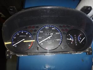 96 97 98 99 00 honda civic lx ex auto guage cluster 115k dx upgrade with tach
