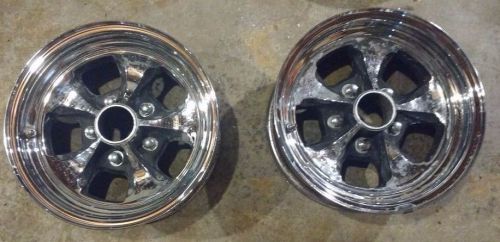 Vintage keystone klassic 14 x 6 1960&#039;s 70&#039;s style wheels pair hot rod rat gasser