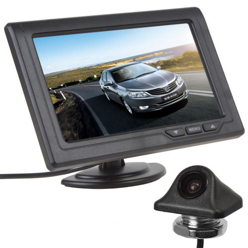 420tvl night vision rear view camera + 4.3&#034; tft lcd monitor car parking system