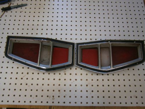 1972 ford pinto wagon tail lights lh and rh oem