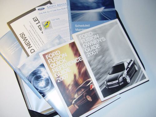 2007 ford fusion owners manual set se ses  all models
