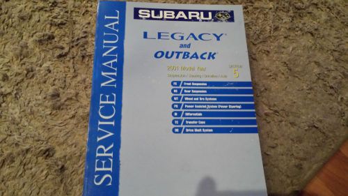2001 subaru legacy outback section 5 service repair shop manual