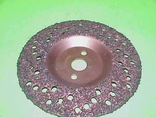 Carbide 7&#034; od coarse tire grinding disc wheel imca usmts ump wissota stock car