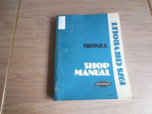 1978 chevrolet monza factory shop service manual.