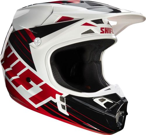 Shift assault mens mx helmet / white-red-black / large / s16108-018-l