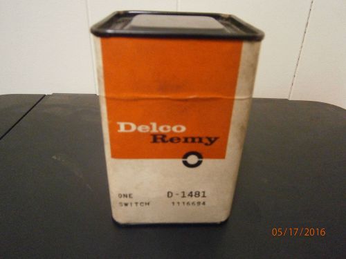 New delco remy nos 67 cadillac ignition switch d-1481