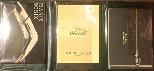 1986-1988 jaguar xj-s xjs 3.6l &amp; v12 factory original owners owner&#039;s manual 1987